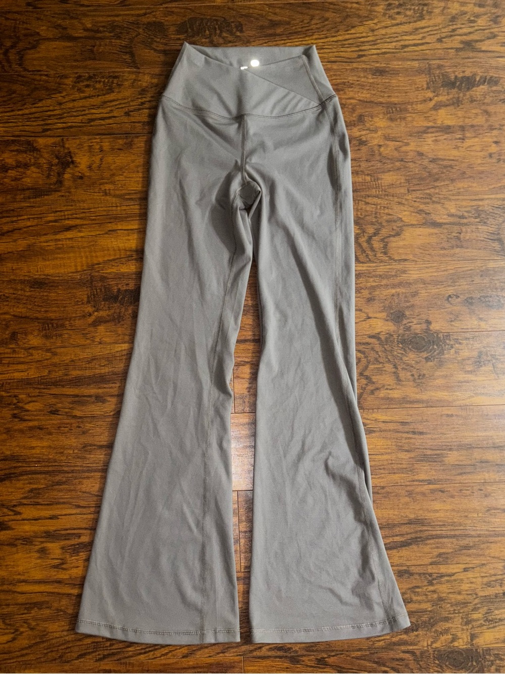 Velocity Active Stretch Sandy Flare High-Waist Leggings Bell Bottom Yoga Pants